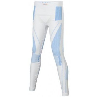 Dámske funkčné nohavice X-Bionic Accumulator Extra Warm Long XS white/blue