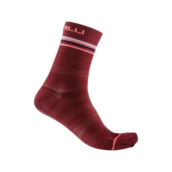 Dámske ponožky Castelli GO W 15 bordové