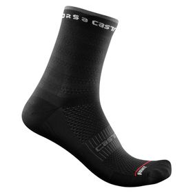 Dámske ponožky Castelli ROSSO CORSA W 11 čierne