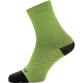 GORE C3 Dot Mid Socks-neon yellow / black-38/40