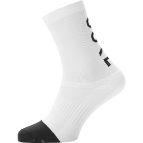 GORE M Mid Brand Socks white/black 41-43/L