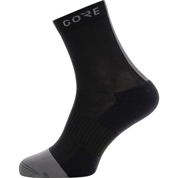 GORE M Mid Socks-black / graphite grey-35/37