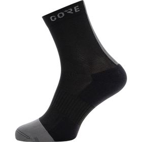 GORE M Mid Socks-black / graphite grey-38/40