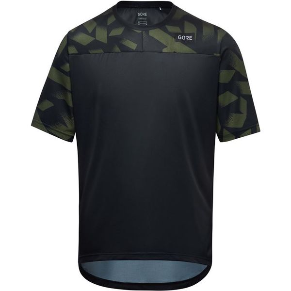 GORE TrailKPR Daily Shirt Mens black/utility green L