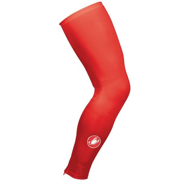 Návleky na nohy Castelli Lycra červené XL