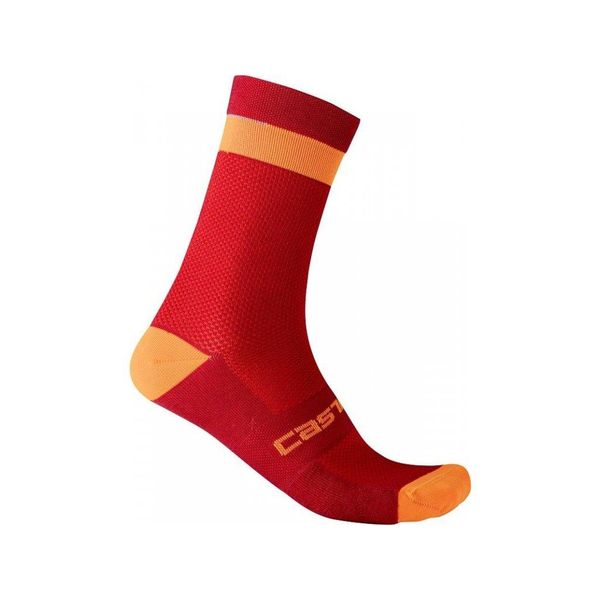 Ponožky Castelli ALPHA 18 tmavo červené