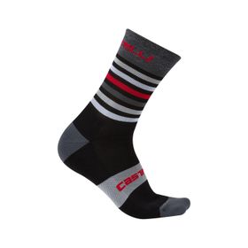 Ponožky Castelli GREGGE 15 čierno/červené