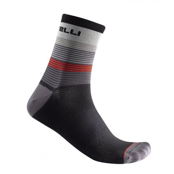 Ponožky Castelli SCIA 12 šedo/čierne