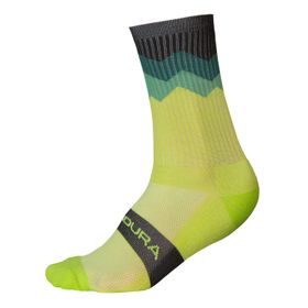 Ponožky Endura Jagged Sock limetkovo zelené